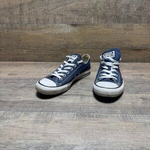 Converse Chuck Taylor All Star Blue Canvas Sneakers Women's Size 9
